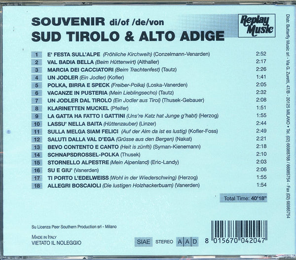 Souveni di Sud Triol & Alto Adige