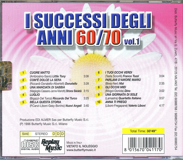 I Succesi degli Anni 60-70, vol. 1