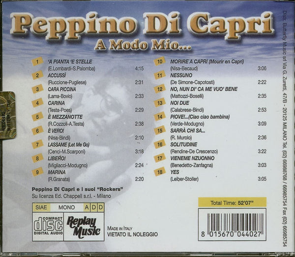 Peppino di Capri - A modo mio