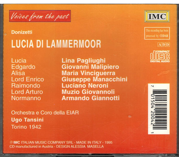 Donizetti: LUCIA DI LAMMERMOOR