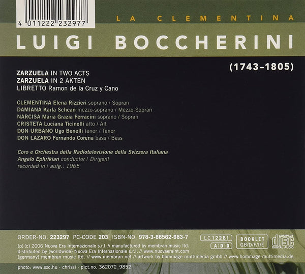 Boccherini: LA CLEMENTINA