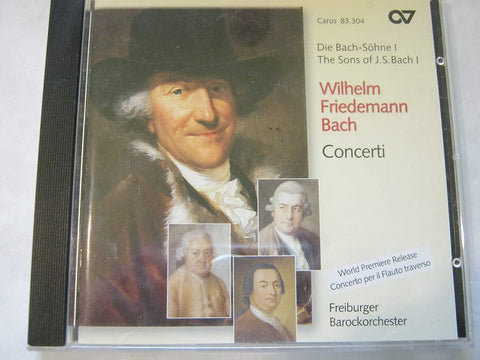 Bach Wilhelm Friedmann: Concerti for Flute & Harpsichord