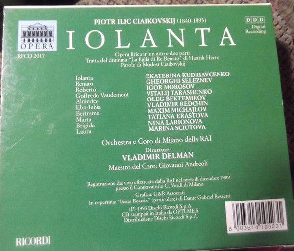 Tchaikovsky: IOLANTA