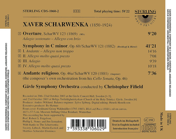 Xaver Scharwenka (1850-1924): Symphony In C Minor Op.60