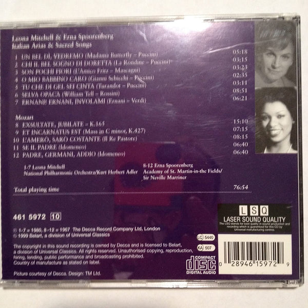 Leona Mitchell & Erna Spoorenberg - Italian Arias & Sacred Songs