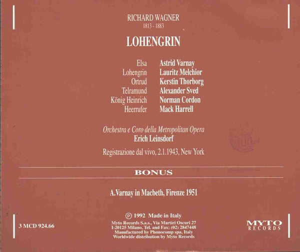 Wagner: LOHENGRIN