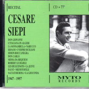 Cesare Siepi - Recital 1947-1957 