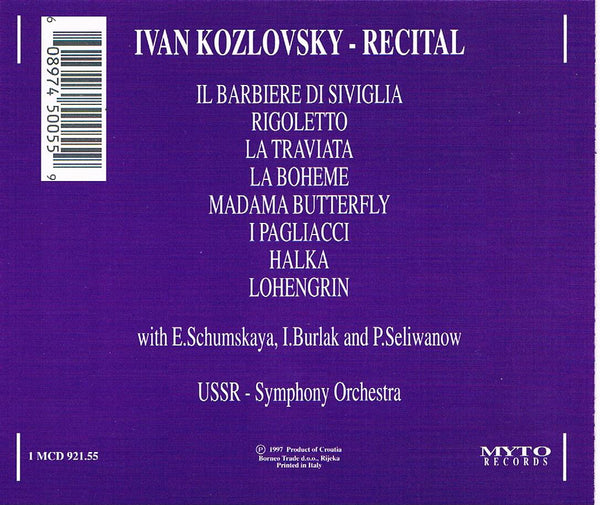 Ivan Kozlovsky - Recital 1