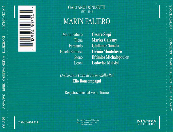 Donizetti: MARIN FALIERO