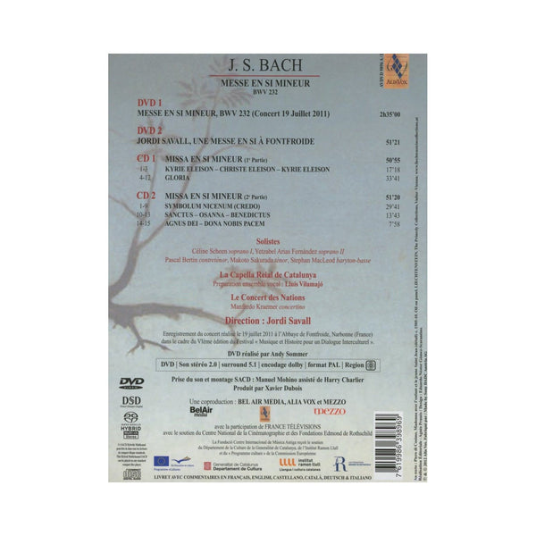 Mass in B minor, BWV 232 (PAL system DVD +2 SACD)