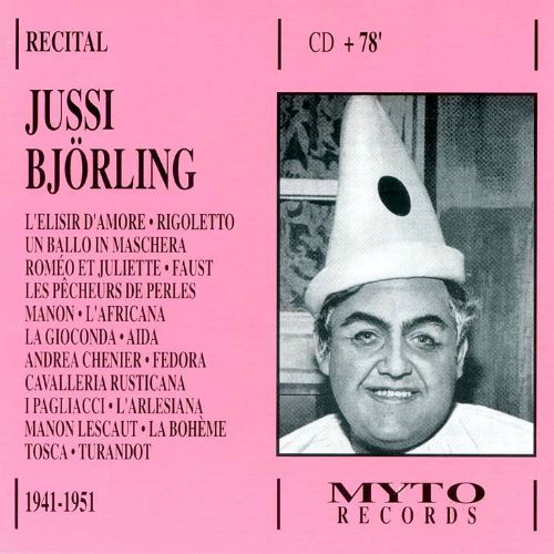 Jussi Bjoerling Recital 1941-1951