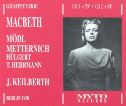 Verdi: MACBETH (in German)