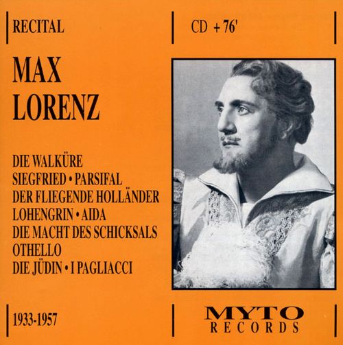 Max Lorenz Recital 1933-1957