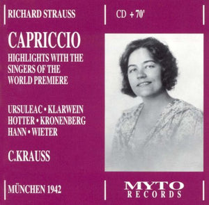 R. Strauss: CAPRICCIO - Highlights (with the Singers of the World Premiere)