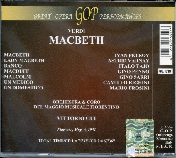 Verdi: MACBETH