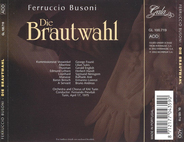 Busoni: DIE BRAUTWAHL