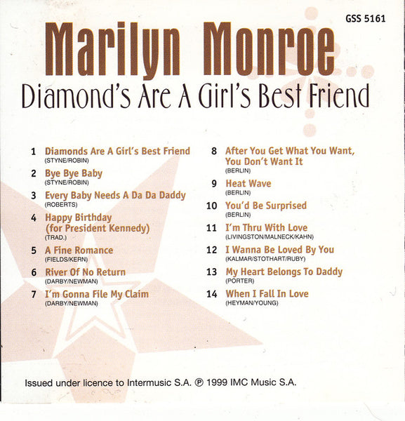 Marilyn Monroe - Diamonds are a Girl's Best Friend