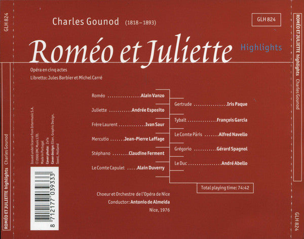 Gounod: ROMÉO ET JULIETTE - Highlights