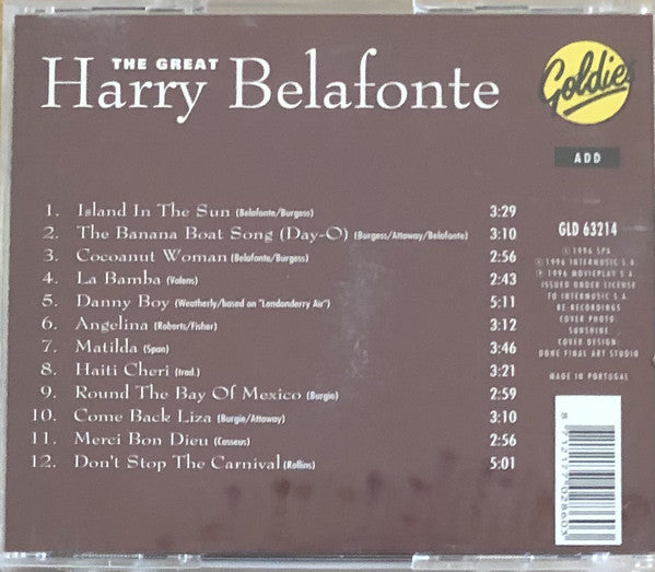 The Great Harry Belafonte