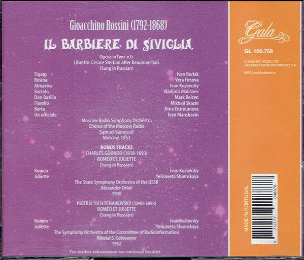 Rossini: IL BARBIERE DI SIVIGLIA (in German)