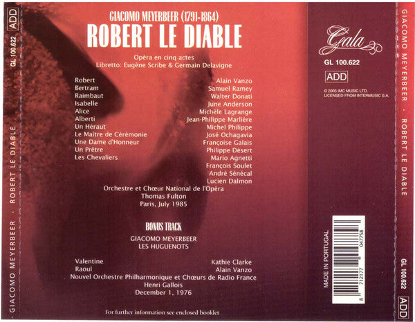 Meyerbeer: ROBERT LE DIABLE