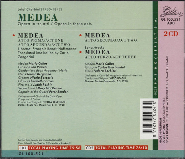 Cherubini: MEDEA