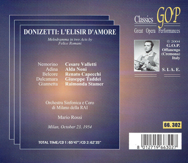 Donizetti: L'ELISIR D'AMORE