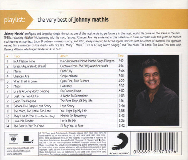 Playlist: The Very Best of Johnny Mathis