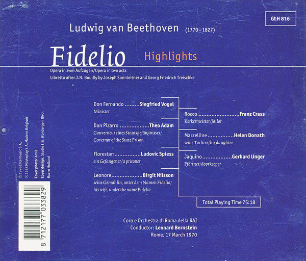 Beethoven: FIDELIO - Highlights