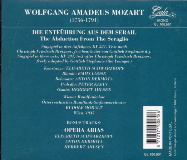 Mozart: DIE ENTFÜHRUNG AUS DEM SERAIL