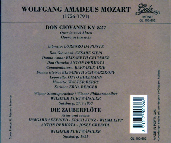 Mozart: DON GIOVANNI