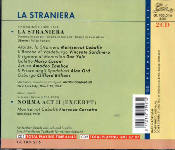 Bellini: LA STRANIERA