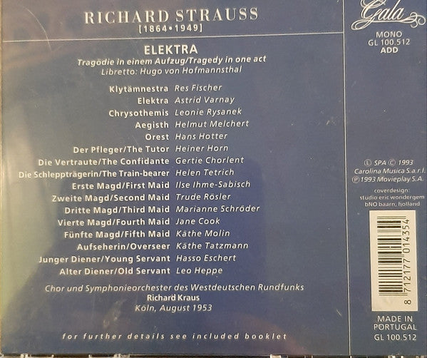 R.Strauss: ELEKTRA