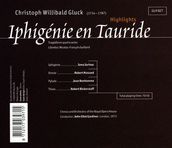 Gluck: IPHIGÉNIE EN  TAURIDE - Highlights