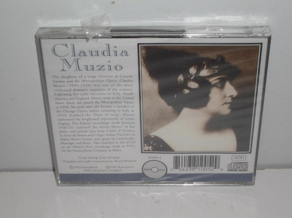 Claudia Muzio – The Complete HMV (1911) And Edison (1920~25)