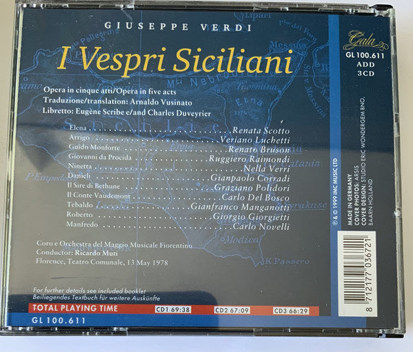 Verdi: I VESPRI SICILIANI