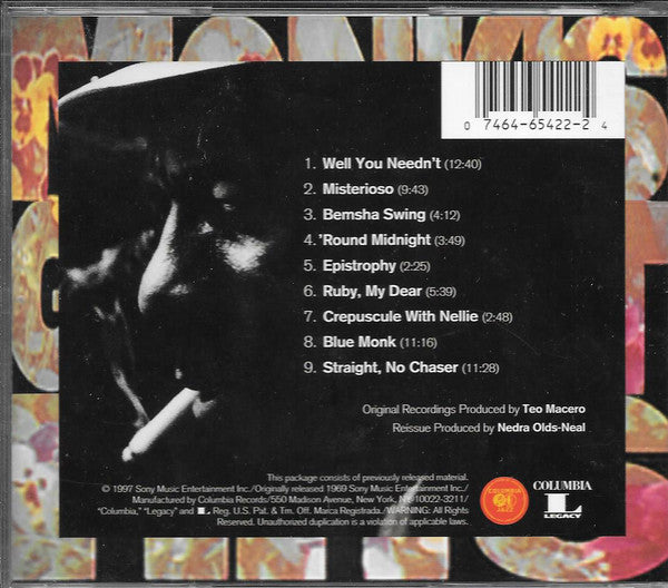 Greatest Hits - Thelonious Monk