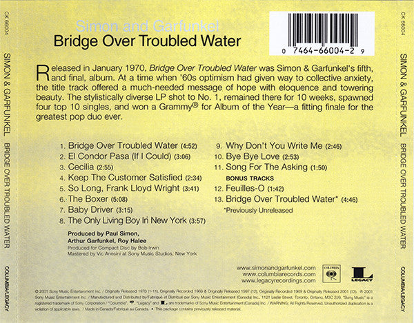 Bridge Over Troubled Water (Remasterd)