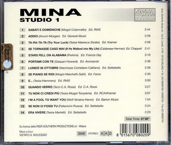 Mina - Studio 1