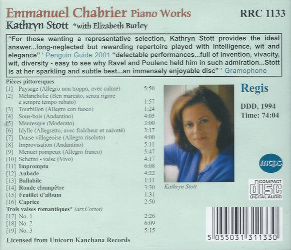 Chabrier: Piano Music