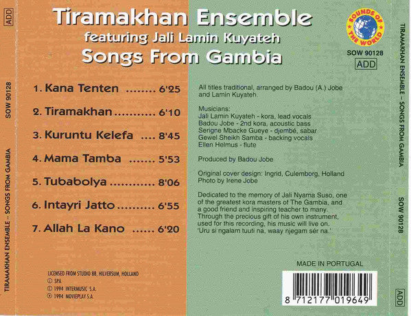 Songs from Gambia