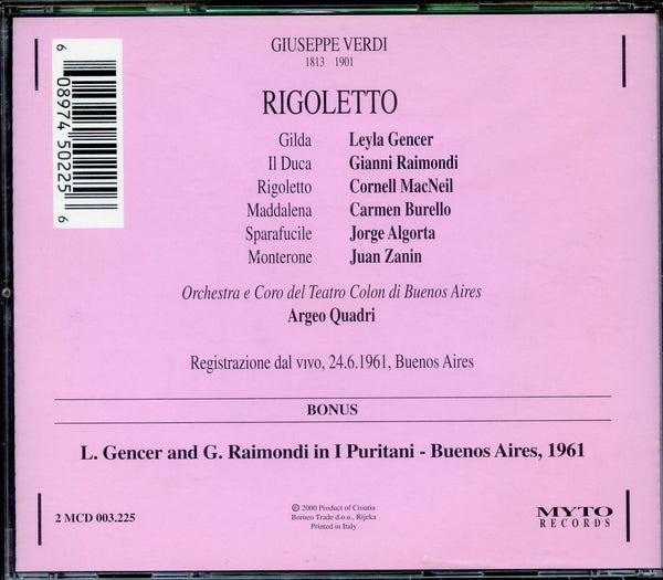 Verdi: RIGOLETTO