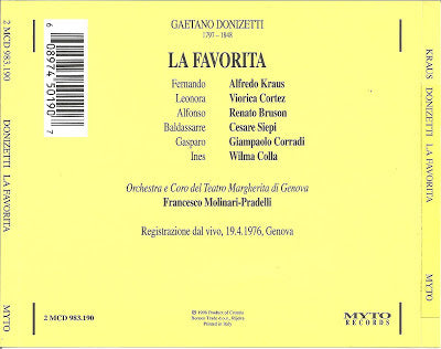 Donizetti: LA FAVORITA