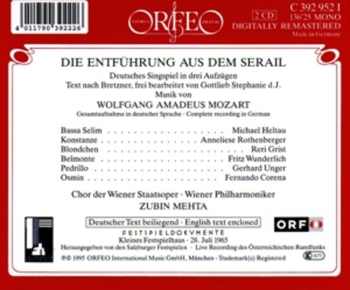 Mozart: DIE ENTFÜHRUNG AUS DEM SERAIL