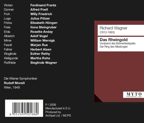 Wagner: DAS RHEINGOLD