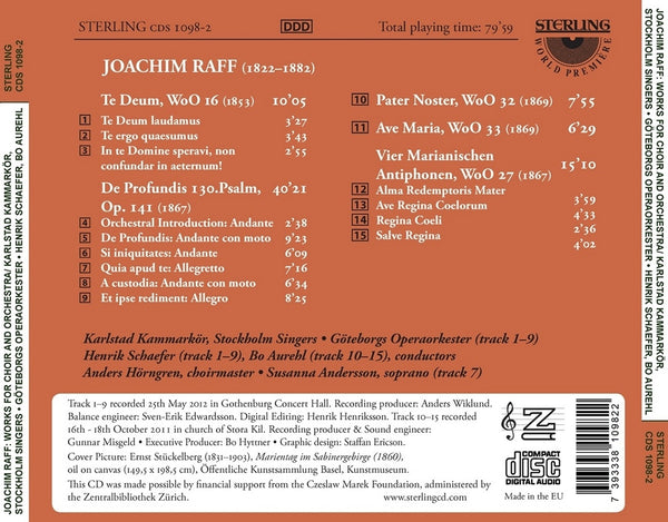 Joachim Raff (1822-1882): Choral Works