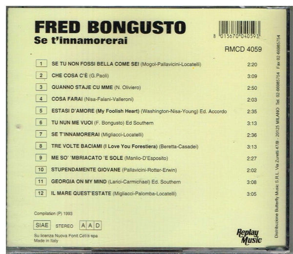 Fred Bongusto - Se t'Innammorerai