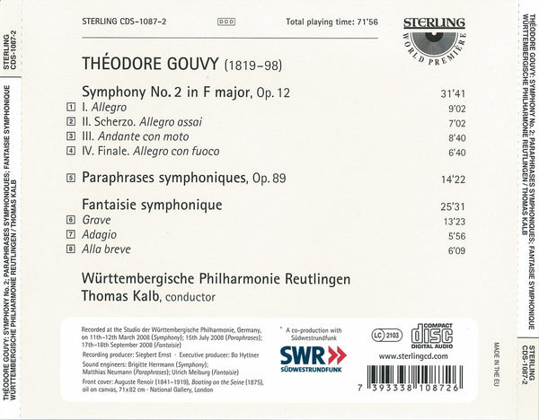 Theodore Gouvy (1819-1898): Symphony No.2