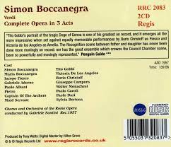 Verdi: SIMON BOCCANEGRA