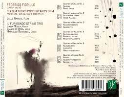 Federigo Fiorillo (1755-1823): Six Quatuors Concertants For Flute, Violin, Viola & Cello